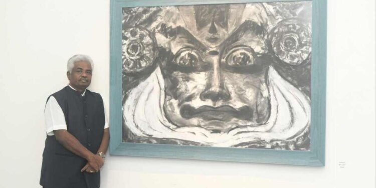 M. Narayan, Equus & Other Stories, Art Exhibition, Bikaner House, Contemporary Art, New Delhi Events, Art Events, M. Narayan Art, CCA Bikaner House, Uma Nair Curator, Amitabh Kant, Equus Series, Kerala Series, Karnataka Series, Indian Art, M. Narayan Exhibition, Equus & Other Stories Art, Bikaner House Art Show, Contemporary Indian Art, New Delhi Art Exhibitions,