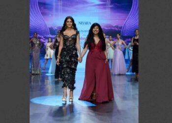 NIYARA Bombay Times Fashion Week 2025 debut, Priyanka Chahar Choudhary showstopper NIYARA, Mansi Shetty fashion label NIYARA, NIYARA runway collection highlights 2025, Bold and elegant fashion by NIYARA, NIYARA empowers modern Indian women, Priyanka Choudhary black glitter outfit fashion week, Contemporary Indian fashion brands 2025, Bombay Times Fashion Week show highlights, Rising Indian fashion labels NIYARA debut,Priyanka Chahar Choudhary