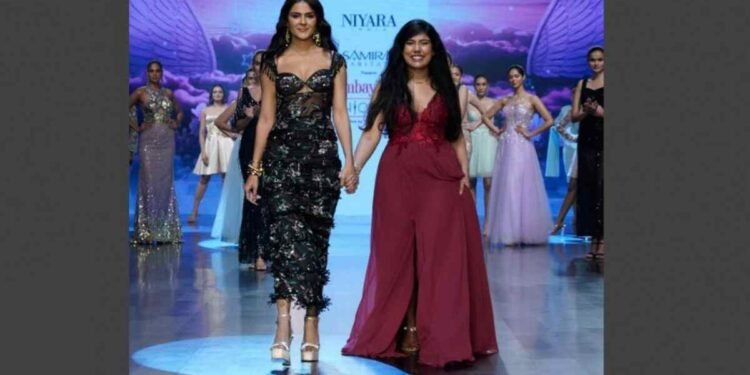 NIYARA Bombay Times Fashion Week 2025 debut, Priyanka Chahar Choudhary showstopper NIYARA, Mansi Shetty fashion label NIYARA, NIYARA runway collection highlights 2025, Bold and elegant fashion by NIYARA, NIYARA empowers modern Indian women, Priyanka Choudhary black glitter outfit fashion week, Contemporary Indian fashion brands 2025, Bombay Times Fashion Week show highlights, Rising Indian fashion labels NIYARA debut,Priyanka Chahar Choudhary