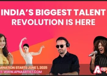 apnaartist, India talent hunt, nationwide artist search, top 10 artists, talent revolution, Indian artists platform, local talent India, artist booking app, creative youth India, Raju Sharma, Kalakarpatni Studios, digital votes artists, artist recognition, live performance booking, music artists India, dance artists India, filmmaker platform, writer platform, beatboxer India, influencer platform, photographer platform, artist mentorship, direct artist booking, transparent artist deals, support local artists, discover new talent, Indian art scene, cultural movement India, artist spotlight, gully talent, hometown stars, earn from art.