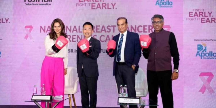 FUJIFILM India, Breast Cancer Awareness, CSR Campaign, Upasana Kamineni Konidela, Apollo Hospitals, Apollo Foundation, Find It Early Fight It Early, Women's Health, Early Detection, Healthcare Technology, Community Engagement, Health Awareness India, Preventive Healthcare, Social Responsibility, India Health,