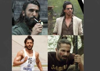 Bollywood, man-bun, Indian cinema, character symbolism, Ranveer Singh, Dhurandhar, Shah Rukh Khan, Don, Shahid Kapoor, Udta Punjab, Farhan Akhtar, Bhaag Milkha Bhaag, Hrithik Roshan, Mohenjo Daro, hair trends, cinematic style