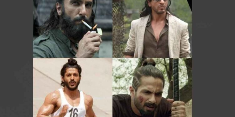 Bollywood, man-bun, Indian cinema, character symbolism, Ranveer Singh, Dhurandhar, Shah Rukh Khan, Don, Shahid Kapoor, Udta Punjab, Farhan Akhtar, Bhaag Milkha Bhaag, Hrithik Roshan, Mohenjo Daro, hair trends, cinematic style