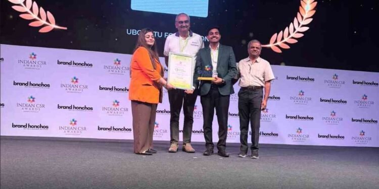 Uboontu Foundation, Indian CSR Award, waste management, bulk waste management, corporate social responsibility, sustainability