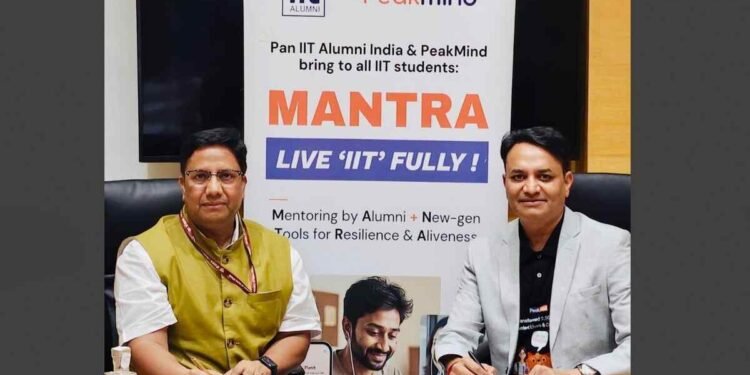 IIT, PanIIT, PeakMind, MANTRA, student wellbeing, mental health, alumni mentorship, student safety, suicide prevention, student support