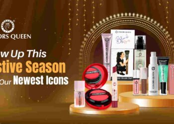 Colors Queen, festive makeup, Cushion Foundation, Glass Bomb Stick, Liquid Metallic Eyeshadow, affordable cosmetics, Indian beauty brand, cruelty-free makeup, Illuminating Primer