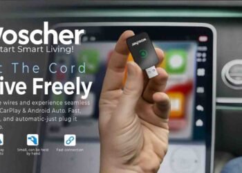 WOSCHER 2-in-1 Adapter, Wireless CarPlay India, Wireless Android Auto India, AirLink Car Adapter, Car Accessories India 2024, CarPlay Android Auto Upgrade, In-Car Connectivity, Wireless Driving India, Car Tech Gadgets, Plug & Play CarPlay Adapter, WOSCHER AirLink Review, Premium Car Accessories, Best Car Adapter India