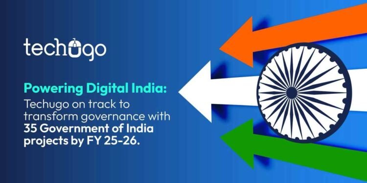 Techugo, e-governance, digital India, govtech, government projects, digital transformation, AI solutions, blockchain, cybersecurity, mobile app development
