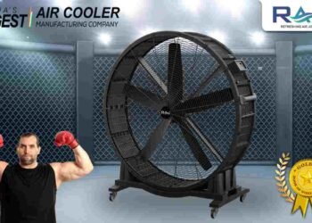 Raj Cooling Systems, Boxer Fan 1800, Golden Book of World Records, world's largest fan, industrial cooling, engineering excellence, floor fan, India innovation