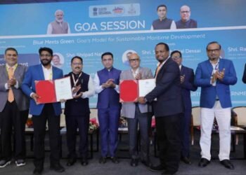 Goa State Session of India Maritime Week 2025,Goa Maritime Future, Sustainable Maritime Development, Blue Meets Green, India Maritime Week 2025, Green Shipping Goa, Mormugao Port LNG, Goa Maritime Waterways