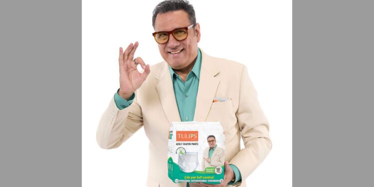 Tulips, Adult Diaper Pants, Boman Irani, Brand Ambassador, Life par full control, Adult Hygiene, New Product Launch, Senior Care