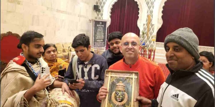 Shri Amogh Lila Prabhu, ISKCON Amaryllis, Unity The Amaryllis, Sunday Love Feast Delhi, ISKCON event Delhi, spiritual discourse Delhi, Amogh Lila Prabhu speech, ISKCON temple Central Delhi, devotional events Delhi NCR