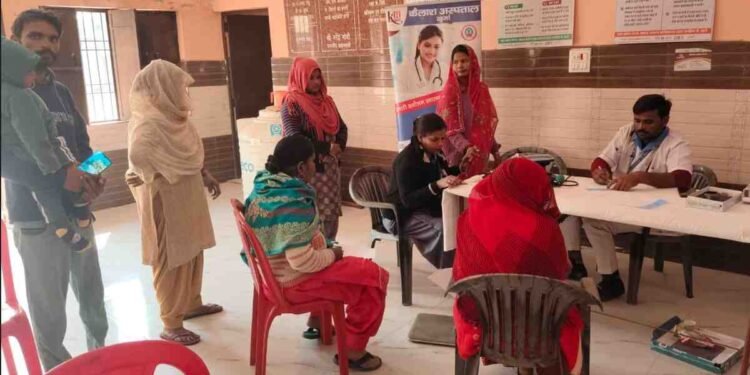 Kailash Hospital Khurja, free eye check up camp Khurja, cataract surgery camp December 2025, rural health camp UP, free medical camp Khurja, eye care village outreach