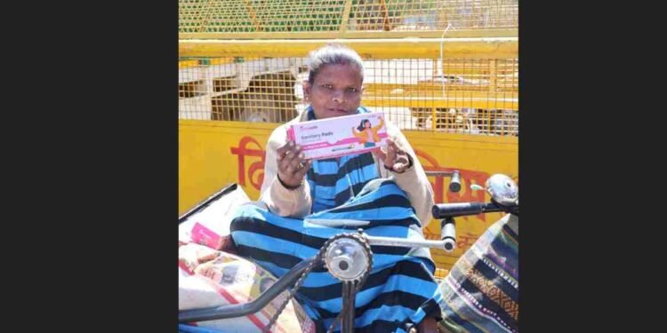 Girlyveda, PeriodPositiveIndia, menstrual stigma India, period poverty, sanitary pad donation