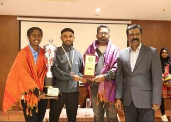 KLH Global Business School, student sports achievements, Khelo India University Games, Arjuna Award nomination, university sports India