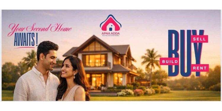 Apna Adda, AI search engine second homes, India second home platform, hill station properties, beach homes India