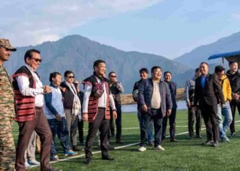 Gallant Sports, Anini Stadium, FIFA standard football turf, Arunachal Pradesh sports infrastructure, artificial football ground India, north east football development, FIFA Quality turf India