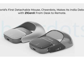 Cheerdots India, World’s first detachable mouse, 21GenX exclusive launch, Award-winning computer mouse, Magnetic detachable mouse,