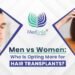 Men vs Women: Who Is Opting More for Hair Transplants? 2 Men vs Women Hair Transplant, Hair Restoration Trends India, MedLinks Patient Demographics, Gender Gap in Plastic Surgery