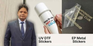 Rajeev Sharma Sharma Labels, industrial labeling India, OEM branding solutions, UV DTF stickers India, EP metal stickers manufacturer, Make in India packaging