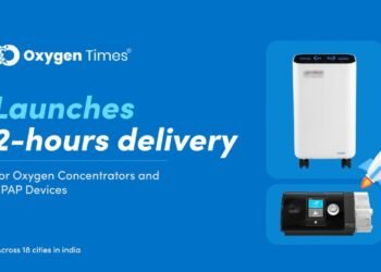 Oxygen Times delivery, oxygen concentrator India, CPAP machine delivery, 2-hour medical delivery, respiratory care India, sleep therapy devices