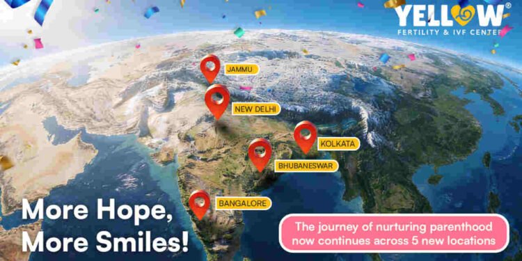 Yellow Fertility expansion, IVF centres India, affordable fertility treatment India, IVF lab chain India, fertility clinics India expansion,Yellow Fertility,Yellow Fertility & IVF