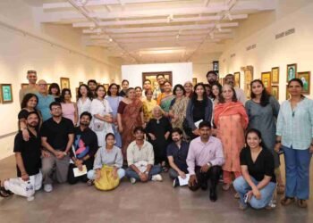 Anjolie Ela Menon exhibition, Revisitations Delhi, Uma Nair talk, Shridharani Gallery show, Vadehra Art Gallery event