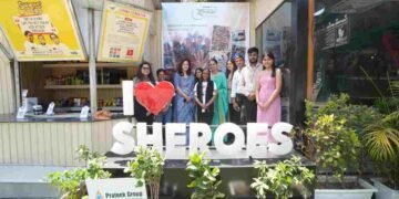 Prateek Group Earth Day, Sheroes Café initiative, World Earth Day 2026 India, CSR activities India, plantation drive Noida