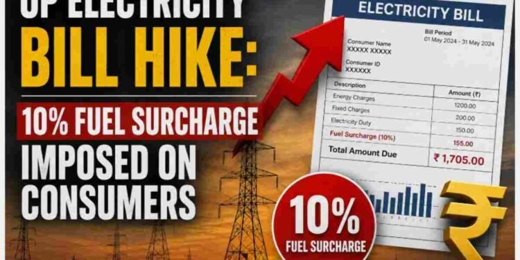 Uttar Pradesh electricity rates, UP electricity bill hike, UPPCL fuel surcharge, 10% fuel surcharge, electricity price increase Uttar Pradesh, power tariff hike UP, Uttar Pradesh Power Corporation Limited, electricity consumers UP, fuel surcharge June 2026, electricity bill increase, UP power consumers, State Electricity Consumer Council, electricity regulatory commission, power purchase cost, UPPCL news, Uttar Pradesh electricity news, fuel adjustment charge, electricity tariff controversy, energy sector news India, consumer council objection, electricity surcharge recovery, UP electricity charges, power bill burden, Uttar Pradesh latest news, electricity cost rise, UPPCL tariff update, fuel cost adjustment, power distribution companies, electricity sector updates, consumer rights electricity bills.