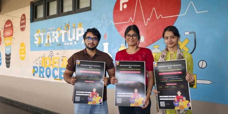 Samsung Solve for Tomorrow, Delhi NCR students, innovation challenge India, student innovators, women safety ring, portable water purifier, Samsung India, youth innovation