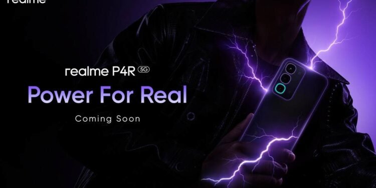 Realme P4R 5G MRP Leaked Ahead of Launch; 8000mAh Battery and 256GB Storage Details Revealed 1 Realme P4R 5G, Realme P4R price leak, Realme P4R specifications, Realme P4R launch date, 8000mAh battery phone, Realme 5G smartphone, Realme P series, 144Hz display phone, Realme P4R India launch, Realme smartphone leaks, Realme P4R storage, Realme P4R camera features