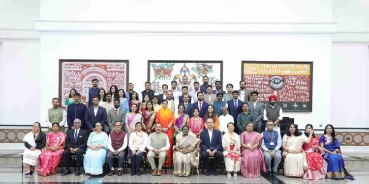 President Honours Two AIC-JKLU Startup Founders for Grassroots Innovation 1 President Honours AIC-JKLU Startup Founders, AIC JKLU, Grassroots Innovator Recognition 2026, Rashtrapati Bhavan Awards, Neha Solanki, Unnati Adaptive Devices, Buddy Chair, Chirag M G, Sunbird Straws, eco-friendly straws India, sustainable startups India, assistive technology startup, JK Lakshmipat University, Indian startup news, innovation awards India, President of India innovation awards, Jaipur startup ecosystem, social innovation India, entrepreneurship India, grassroots innovation India