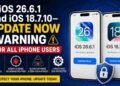 iOS 26.6.1, iOS 18.7.10, Apple Security Update, iPhone Update, WebKit Vulnerability, Kernel Exploit, Cybersecurity, iPhone Spyware