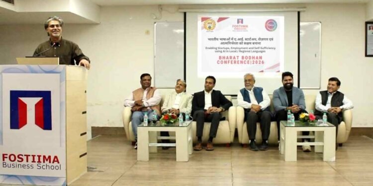 FOSTIIMA Business School Organises Three-Day AICTE VAANI Conference 1 Inaugural session of the AICTE VAANI Artificial Intelligence conference at FOSTIIMA Business School Delhi