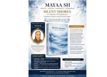 Mayaa SH, Silent Shores, A Collection of Symphonies, Mayaa SH book, Silent Shores book, emotional healing, psychological resilience, mental health, poetry book, sonnets, self-acceptance, self-reflection, hope, emotional well-being, evolutionary feminism, women empowerment, Version 2.0 of Self, literary therapy, contemporary Indian literature