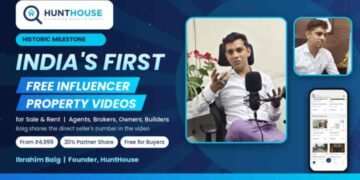 HuntHouse, HuntHouse real estate, HuntHouse Bengaluru, Ibrahim Baig, free property video promotion, influencer property videos, real estate marketing India, property listing platform, PropTech India, real estate startups, property for sale, property for rent, real estate agents, property brokers, property owners, builders and developers, Business Partner Program, 20% revenue share, online property listings, Bengaluru real estate, direct buyer seller platform, property marketing videos, real estate digital marketing, rental property listings, property sales India