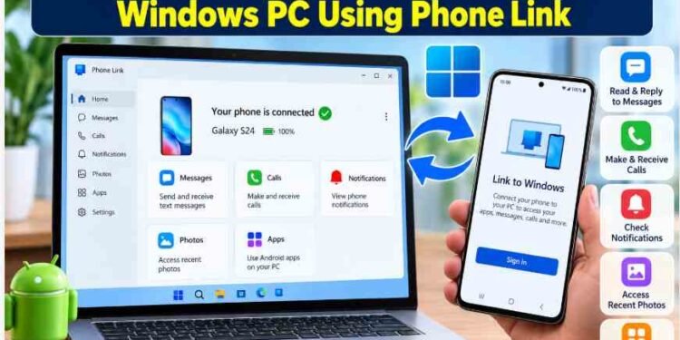 How to Connect an Android Phone to a Windows PC Easily 1 How to connect an Android phone to a Windows PC using Microsoft Phone Link